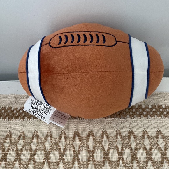 Piper Kids Football Pillow Champion 11.8” X 7” - Picture 2 of 3